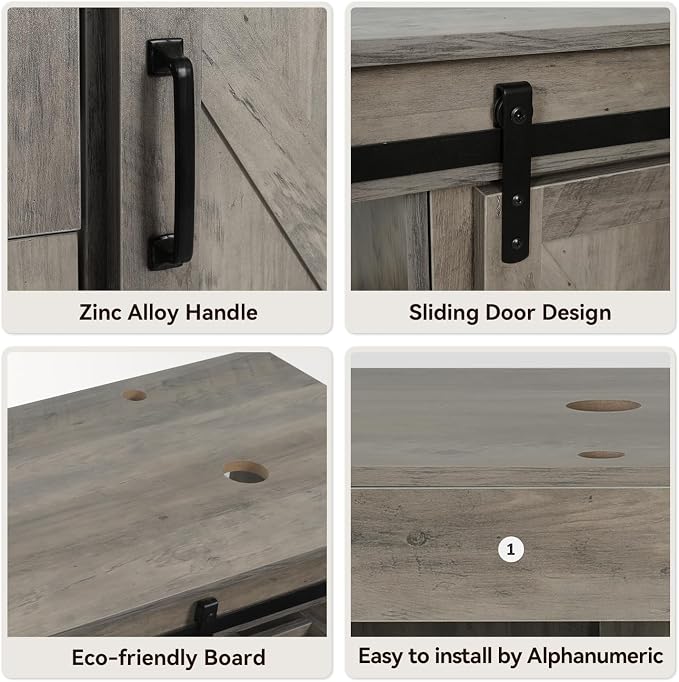 48" Barn Door Bathroom Vanity - Image 3