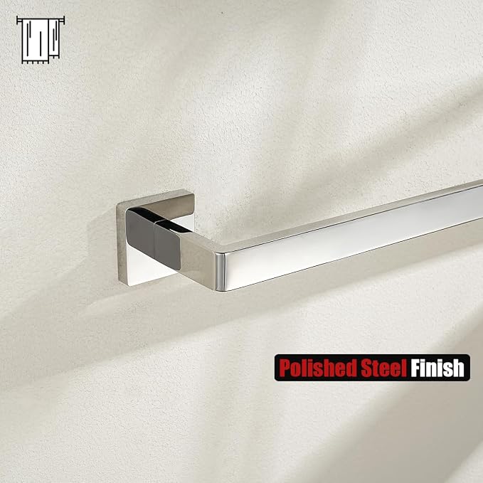 JQK Polished Towel Bar, Rounded Edges 32.36 Inch Towel Rack, 304 Stainless - Image 4