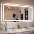 ISKM 60'' x 28'' LED Mirror for Bathroom Lighted Vanity Mirror for Wall Front by ISKM-IStillKeepMovin