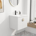 24 Inch Bathroom Vanity with Sink, Single Sink Bathroom Vanity Combo, Modern by JENTORIA