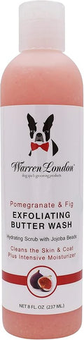 Warren London Exfoliating Butter Wash – Pomegranate & Fig Dog Shampoo, 8 oz | by WarrenLondon