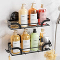 LEVERLOC 2 Pack Shower Caddy Suction Cup, Shower Shelves by LEVERLOC