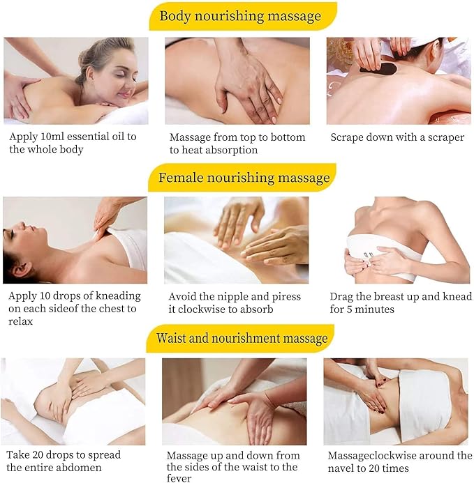 Ginger Oil, Ginger Massage Oil for Lymphatic Drainage, Natural Body Oil for Skin - Image 6