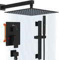 Hoimpro 12 Inch Matte Black Shower System by Hoimpro