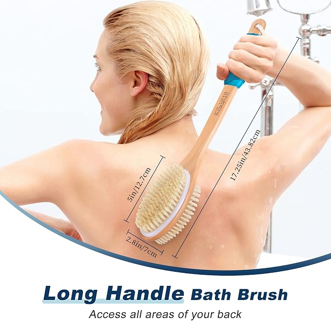 Long Handle Ergonomically Back Scrubber/Brush - Image 2