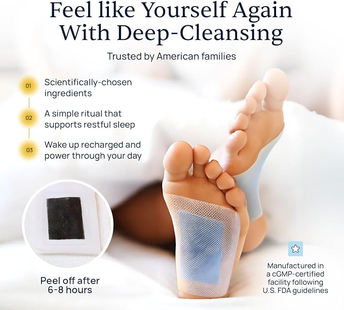 Simple Promise - Xitox Deep Cleansing Foot Pads - Supports Restful Sleep & - Image 3