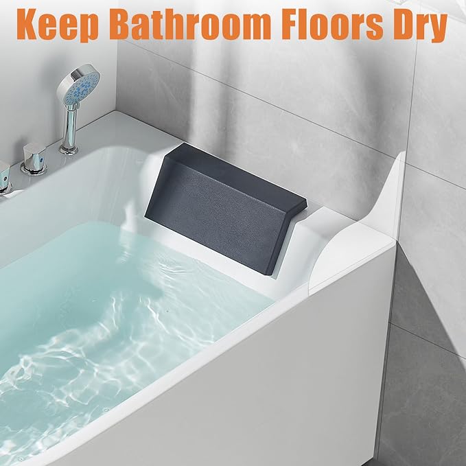 2 Pack Shower Corner Water Guard, Shower Splash Guard Acrylic Self-Adhesive - Image 6