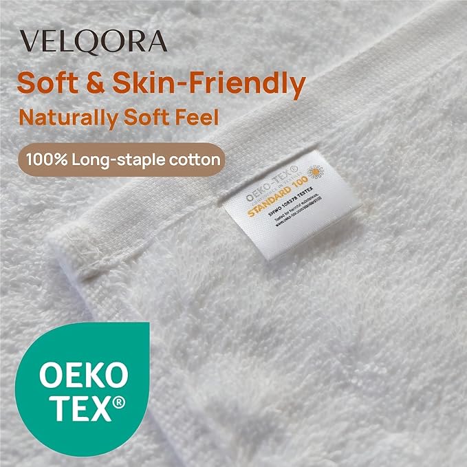 Cotton Bath Towel – Large 30x60 Inches, Thick & Absorbent Towel - Image 2