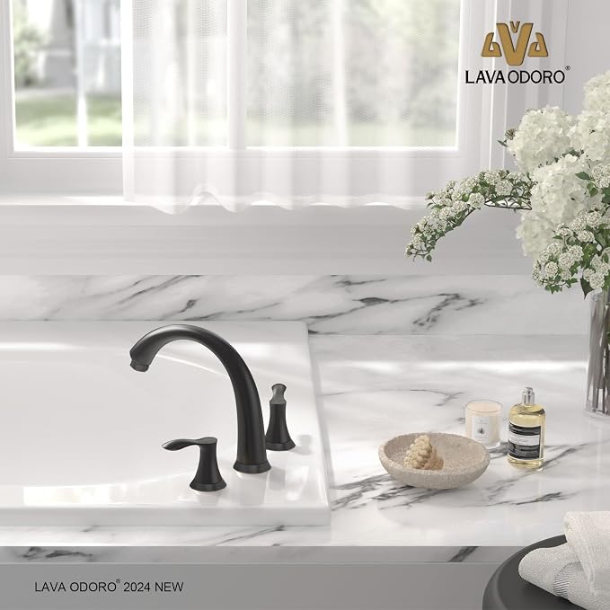 Lava Odoro Black Roman Tub Faucet - Image 3