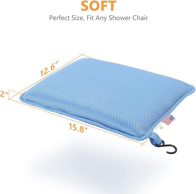 OasisSpace Cushion for Shower Chair, Seat Cushion for Shower Bench, Transfer - Image 2