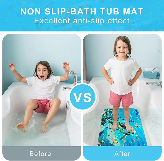 Upgrade Cartoon Baby Bath Mat Non Slip - Image 6
