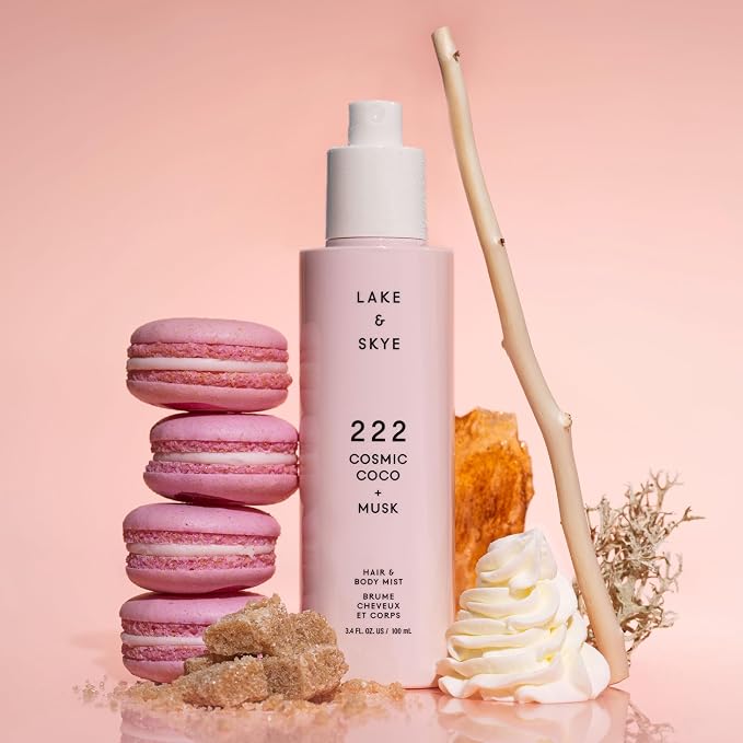 Lake & Skye 222 Cosmic Coco + Musk Hair & Body Mist 3.4 Fl Oz, Coconut Milk - Image 4