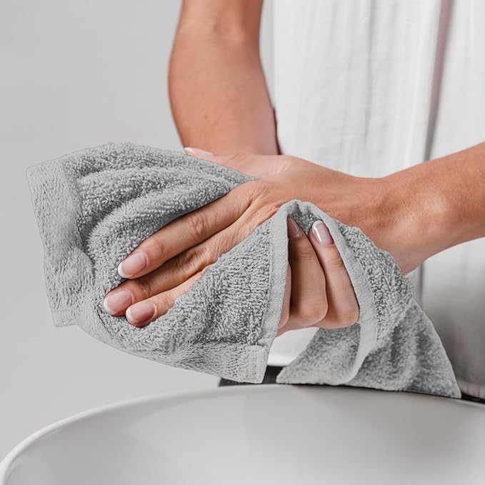 Hand Towels Grey Economy Salon Towels - Image 6