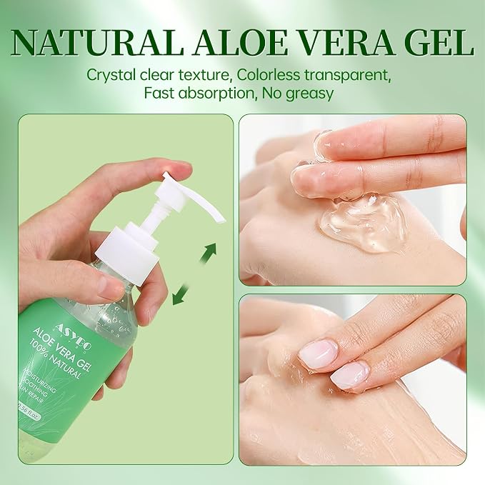 Aloe Vera Gel 300 ml – 100% Natural Pure Aloe Vera - Image 3