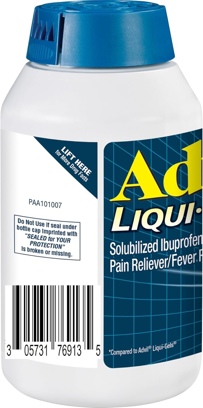 Advil Liqui-Gels minis Pain Reliever and Fever Reducer, Pain Medicine - Image 17