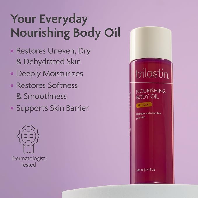 TriLASTIN Belly Oil | Vitamin-Infused Stretch Mark Oil | Body Serum - Image 2