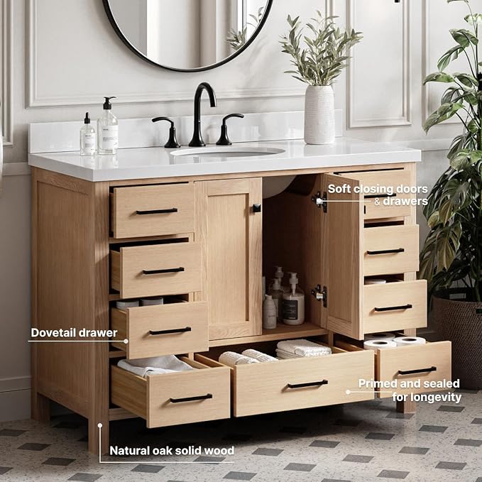 ARIEL 49'' Bathroom Vanity - Image 4