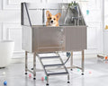 Albott 50-Inch Stainless Steel Dog Washing Station by Albott