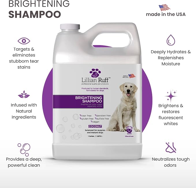 Lillian Ruff PRO Formula Ultra Brightening Dog Shampoo - Image 5