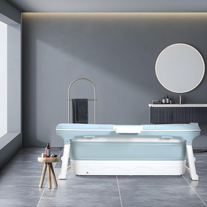 Portable Bathtub for Adult, Large Collapsible Tub, Portable Tub for Adults - Image 6