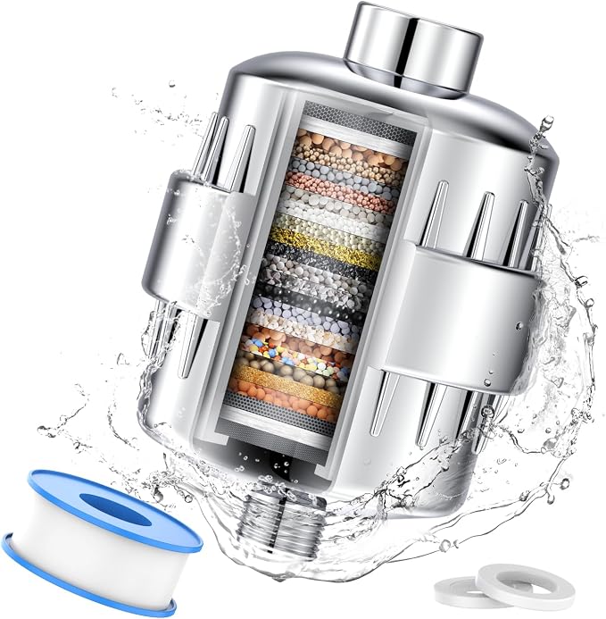 24 Stage Shower Water Filter by PureRefreshmentBegins