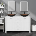 48 Inch White Bathroom Vanity by Solidee