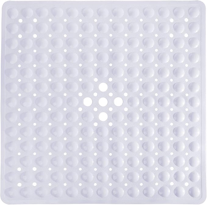 Yimobra Shower Stall Mat Non Slip, 21x21 Inch, Soft Square Bath Mat by Yimobra