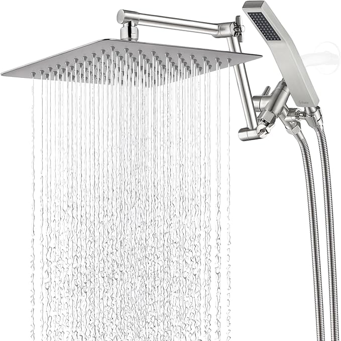 G-Promise All Metal 10 Inches Rainfall Shower Head by G-Promise