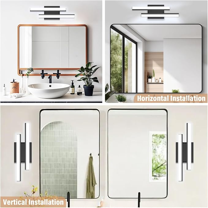 LED Bathroom Vanity Light Bar 18 Inch, Over Mirror Lighting Fixture 18W 5000K - Image 4