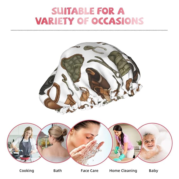 Equestrian Equipment Shower Cap - Image 9