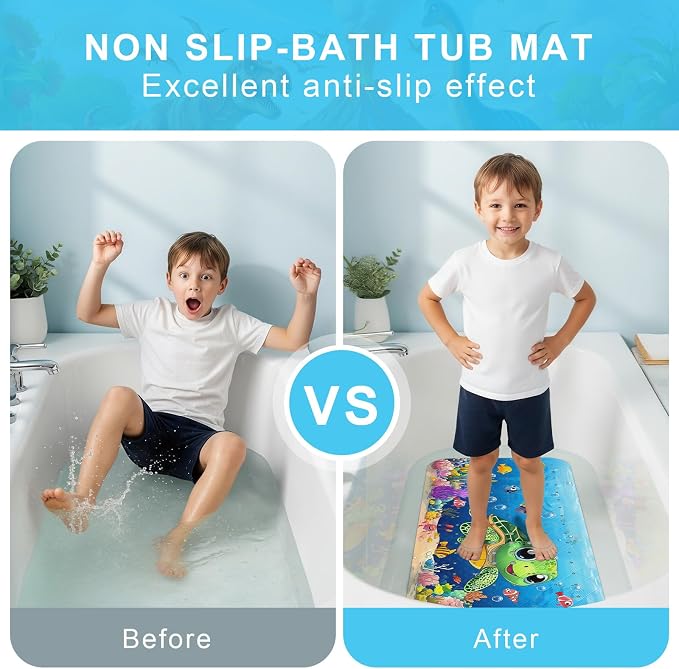 Upgrade Cartoon Baby Bath Mat Non Slip - Image 6