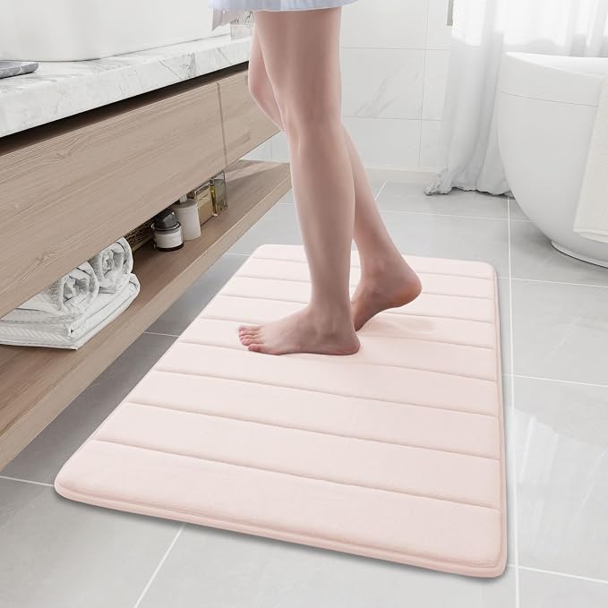 Buganda Memory Foam Bath Mat, 35.4" x 24", Ultra Soft and Non-Slip Bathroom Rugs by Buganda