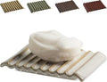 Soap Holder, Ceramic Bar Soap Dishes Soap Saver by LAUCHUH