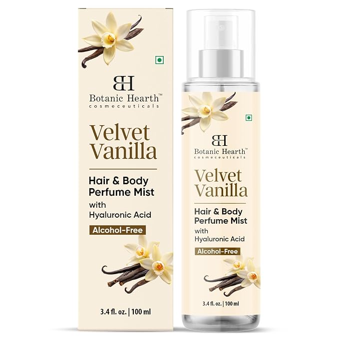 Botanic Hearth Velvet Vanilla Hair & Body Perfume Mist by BestHairCareProducts