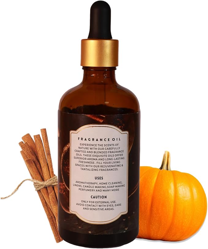 Luxurious Pumpkin Cinnamon Fragrance Oil by Enhanced Essentials|Holiday Mood - Image 4