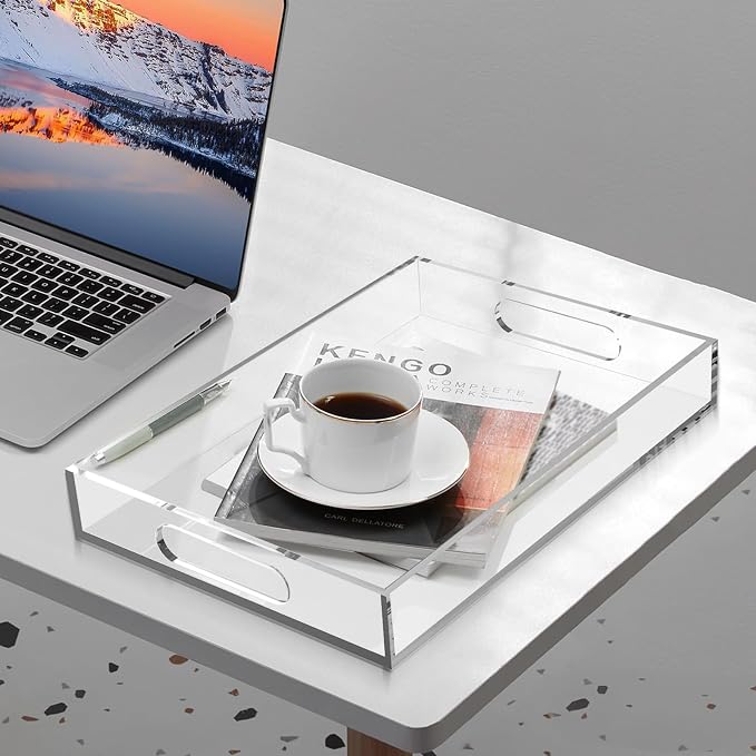 Acrylic Organizer Tray with Handles - Image 5