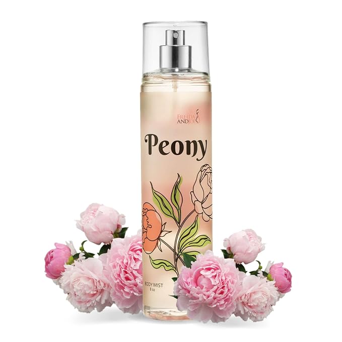 Peony Elegance Fine Fragrance Body Mist Spray: A Scented Peony Floral by FreidaandJoe