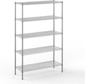 18" Deep x 48" Wide x 74" Height Wire Shelving Kit | 5-Tier | NSF Commercial by Regal+Altair