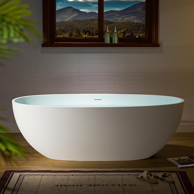 WOODBRIDGE 67 in. x 30.75 in. Stone Resin Luxury Contemporary Solid Surface - Image 18