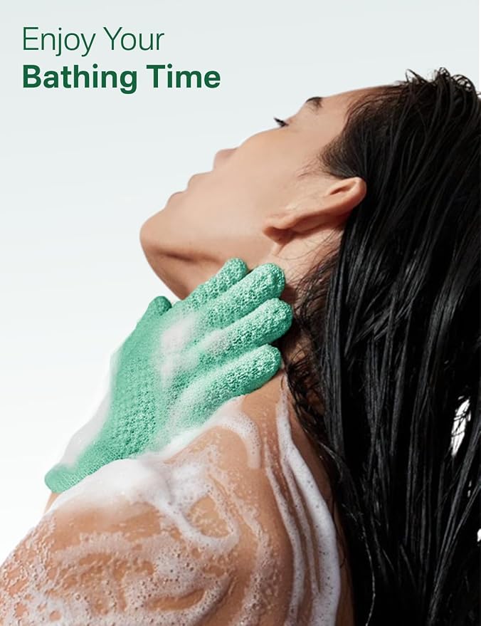Yiclick Heavy Exfoliating Gloves, Exfoliating Body Scrubber - Image 3
