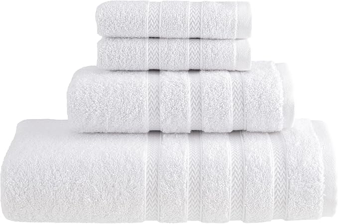 HALLEY Turkish Towels Set 650 GSM Highly Absorbent Super Soft 100% Cotton by HALLEY-TurkishCottonTowels