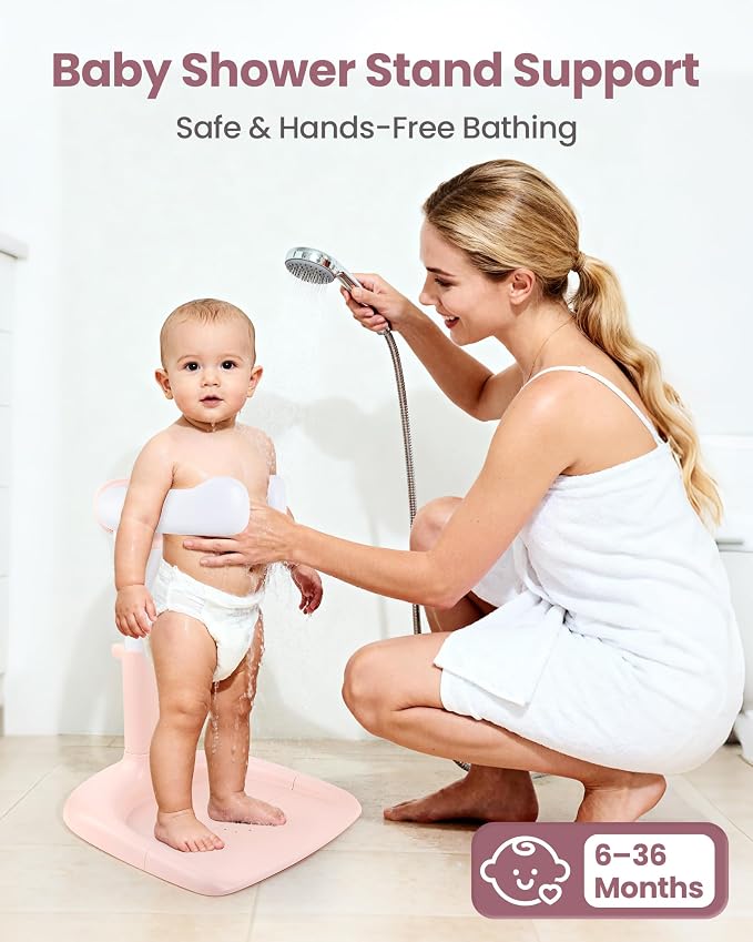 Baby Shower Stand for Infant to Toddler 6–36 Months, Baby Bath Stand Support - Image 2