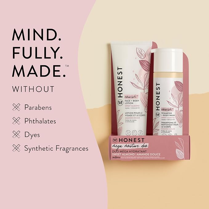 The Honest Company 2-in-1 Cleansing Shampoo and Body Wash Face Lotion Bundle - Image 4