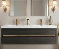 72" Wall-Mounted Bathroom Vanity by VUMALL