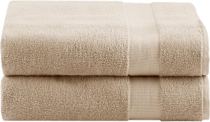 Comfort Spaces Turkish Bath Sheet Set 35x70 Oversized of 2 Piece Large Bath by ComfortSpaces