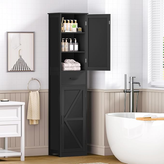 WEENFON Tall Bathroom Cabinet, Storage Cabinet - Image 7