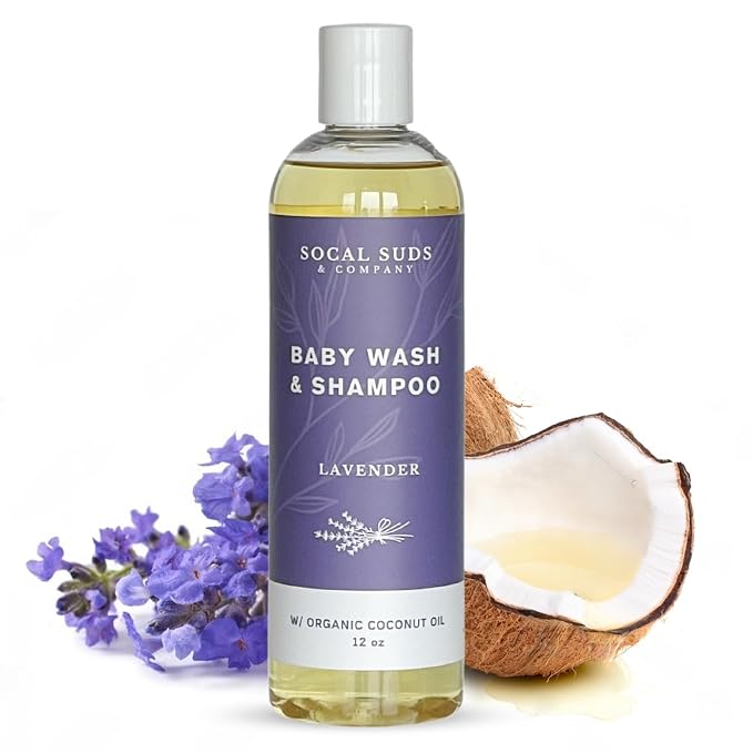 SoCal Suds & Company Organic Baby Shampoo and Body Wash by SoCalSudsCompany