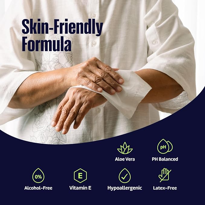 Adult Wipes for Elderly 1 Pack - Image 2