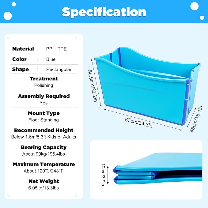 Large Size Portable Ice Bath Tub, Both at Home and On The Go - Image 4