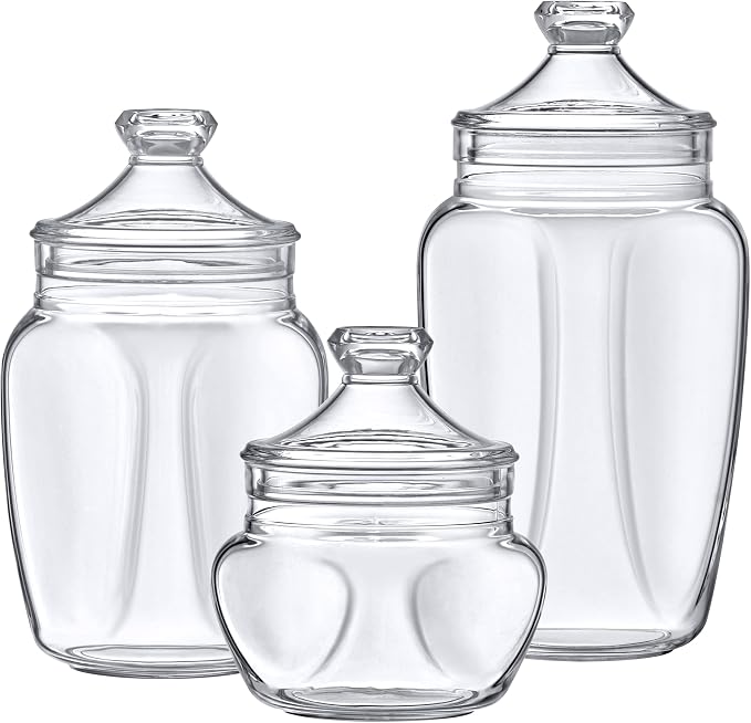 Amazing Abby - Embrace - Plastic Bathroom Canisters, Acrylic Apothecary Jars - Image 3